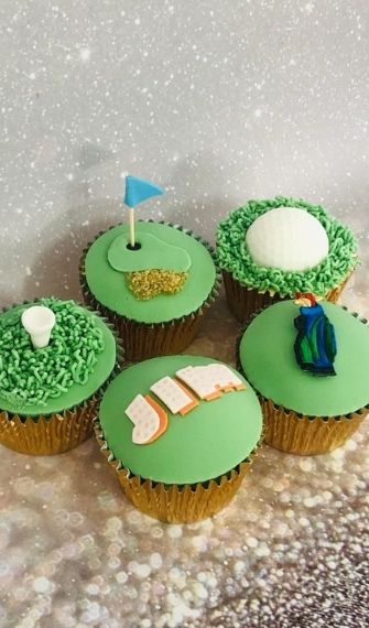Golfing Cupcakes
